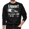 A Little Joy Comes From A Wine T shirt