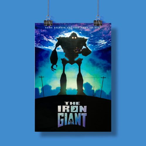 The Iron Giant Vintage Movie Poster Wall Art
