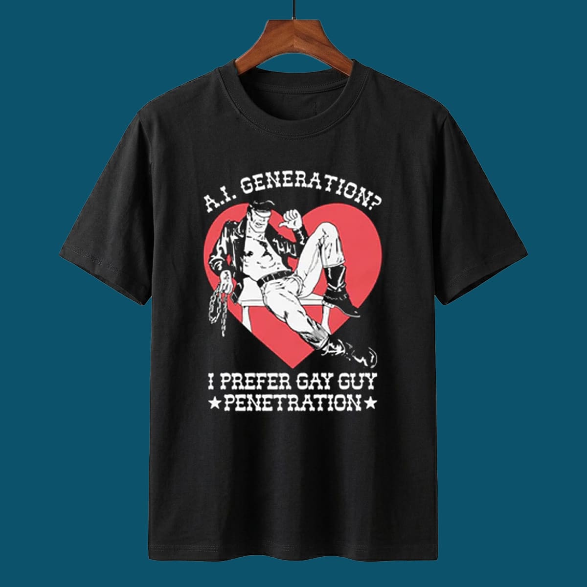 A.I. Generation Gay Guy Art Shirt A.I. Generation Gay Guy Art Shirt