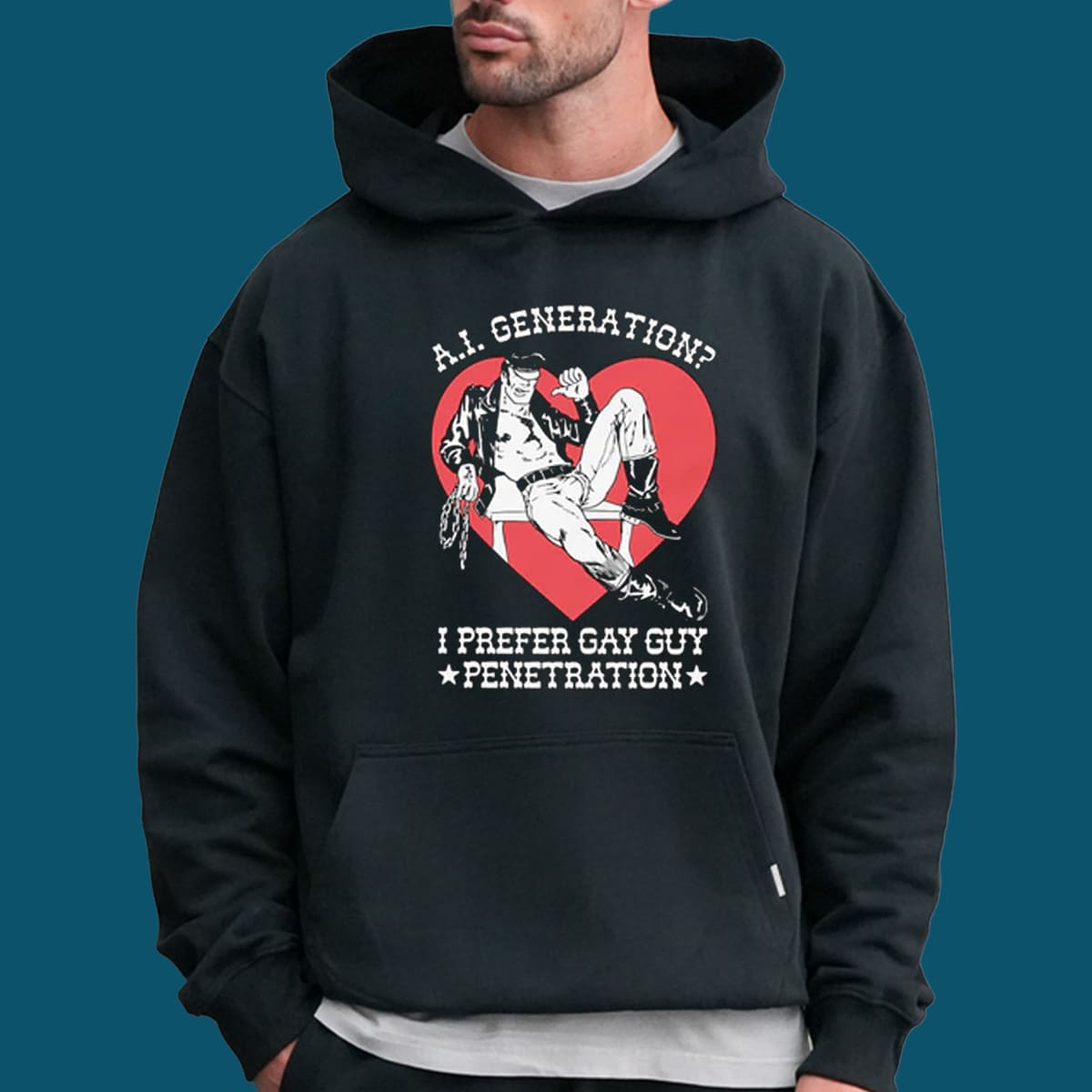 A.I. Generation Gay Guy Art Shirt A.I. Generation Gay Guy Art Shirt