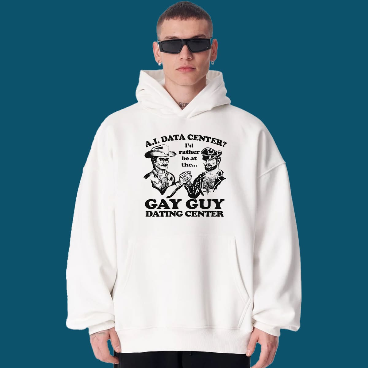 AI Data Center Gay Guy Dating Center Shirt AI Data Center Gay Guy Dating Center Shirt