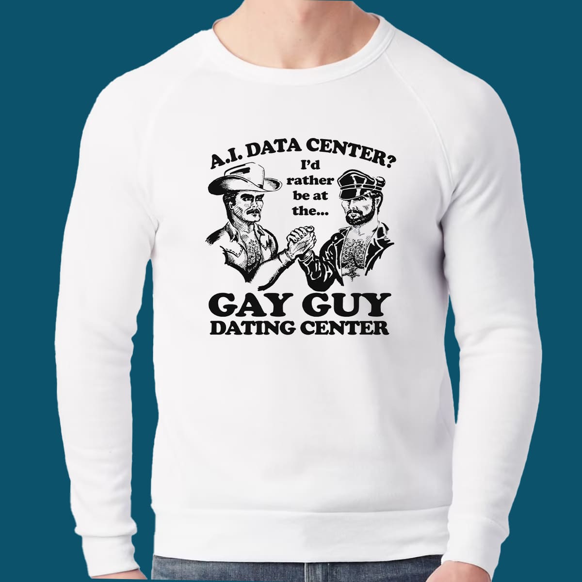 AI Data Center Gay Guy Dating Center Shirt AI Data Center Gay Guy Dating Center Shirt