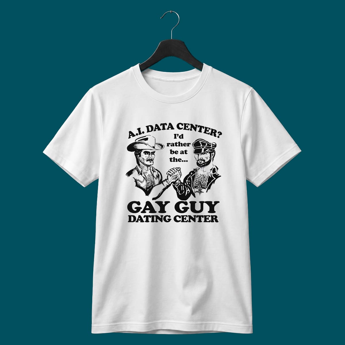 AI Data Center Gay Guy Dating Center Shirt AI Data Center Gay Guy Dating Center Shirt