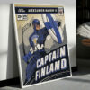 Aleksander Barkov Captain Finland Poster 2