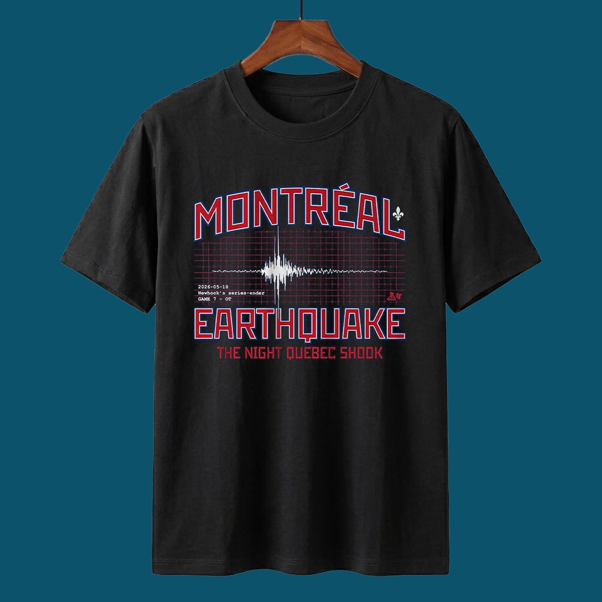 Alex Newhook Montreal Earthquake Shirt Alex Newhook Montreal Earthquake Shirt