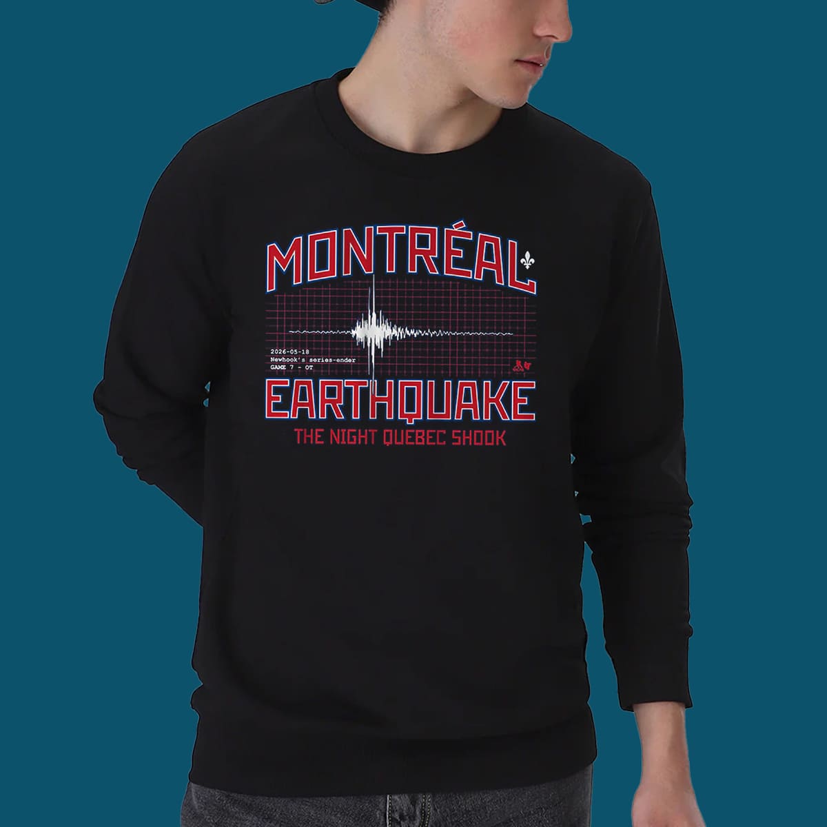 Alex Newhook Montreal Earthquake Shirt Alex Newhook Montreal Earthquake Shirt