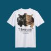 Ateba Gautier I Love Cats Shirt 2