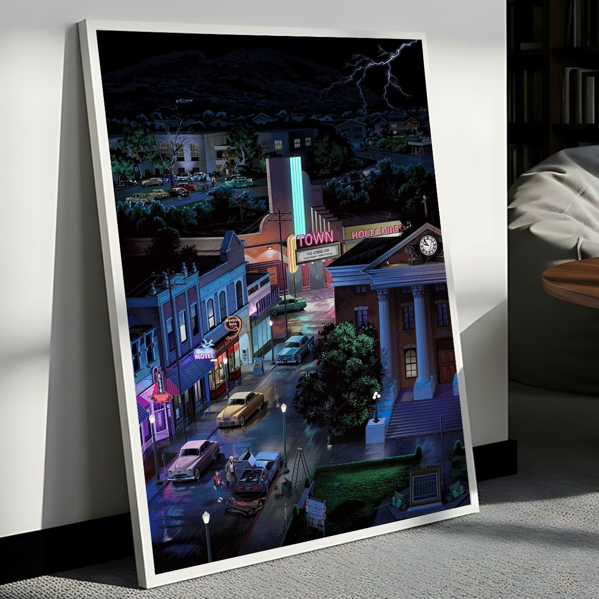 Back to the Future Hill Valley Poster Back to the Future Hill Valley Poster