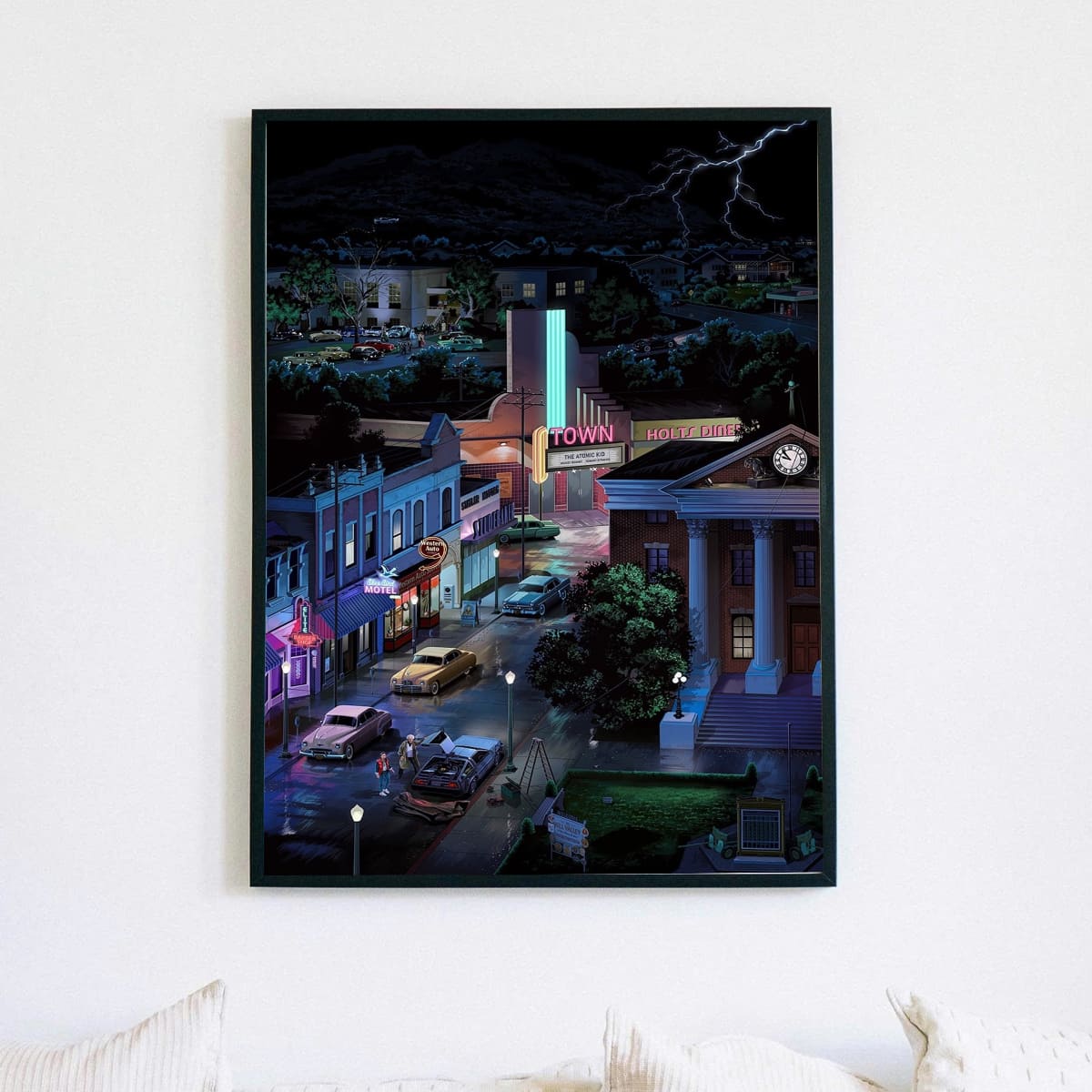 Back to the Future Hill Valley Poster Back to the Future Hill Valley Poster