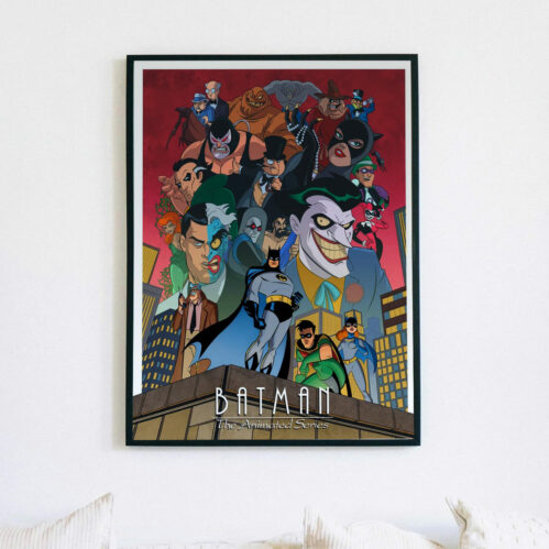 Batman The Animated Series 1992 Retro Poster