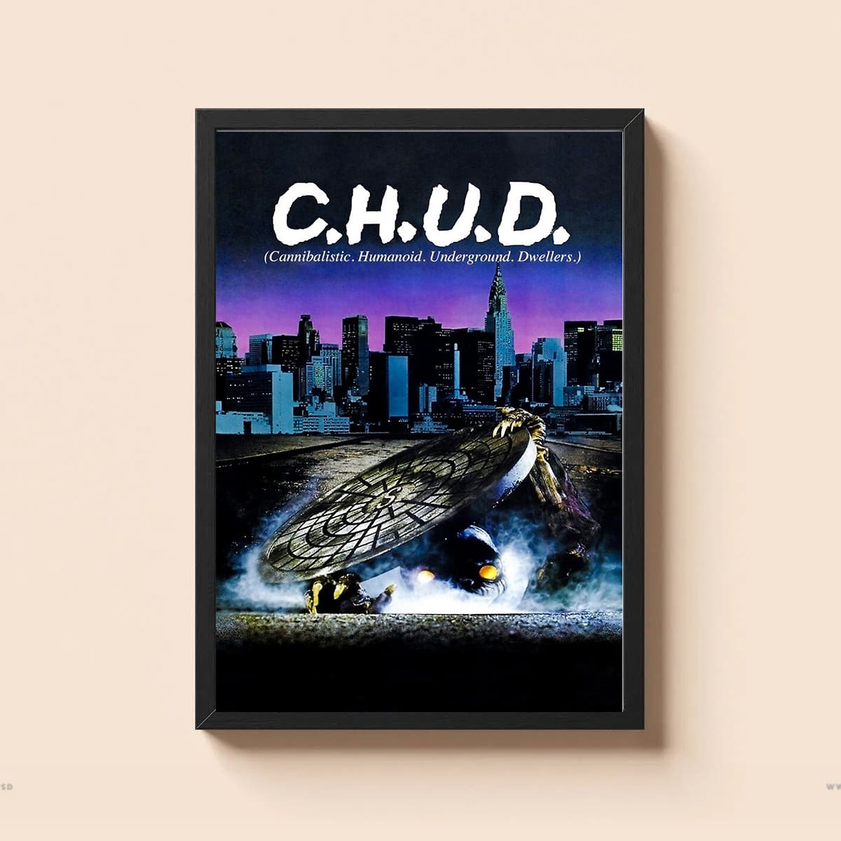 CHUD Horror Movie Poster CHUD Horror Movie Poster