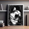 Gothic Black Cat Poster 3