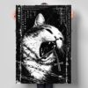 Gothic Black Cat Poster 6