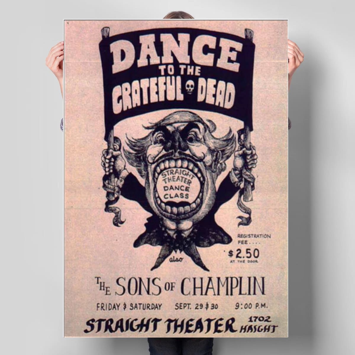 Grateful Dead Straight Theater 1967 Poster Grateful Dead Straight Theater 1967 Poster