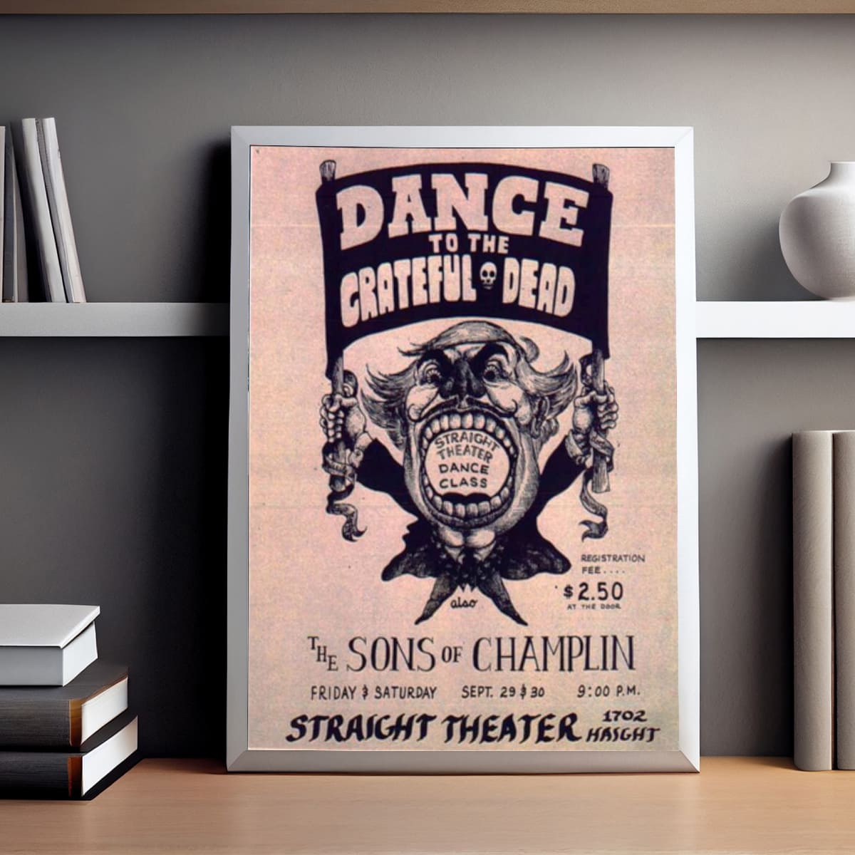 Grateful Dead Straight Theater 1967 Poster Grateful Dead Straight Theater 1967 Poster