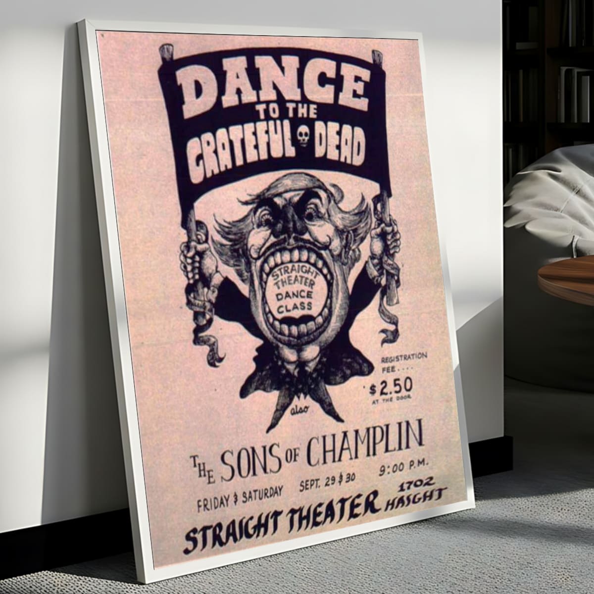 Grateful Dead Straight Theater 1967 Poster Grateful Dead Straight Theater 1967 Poster