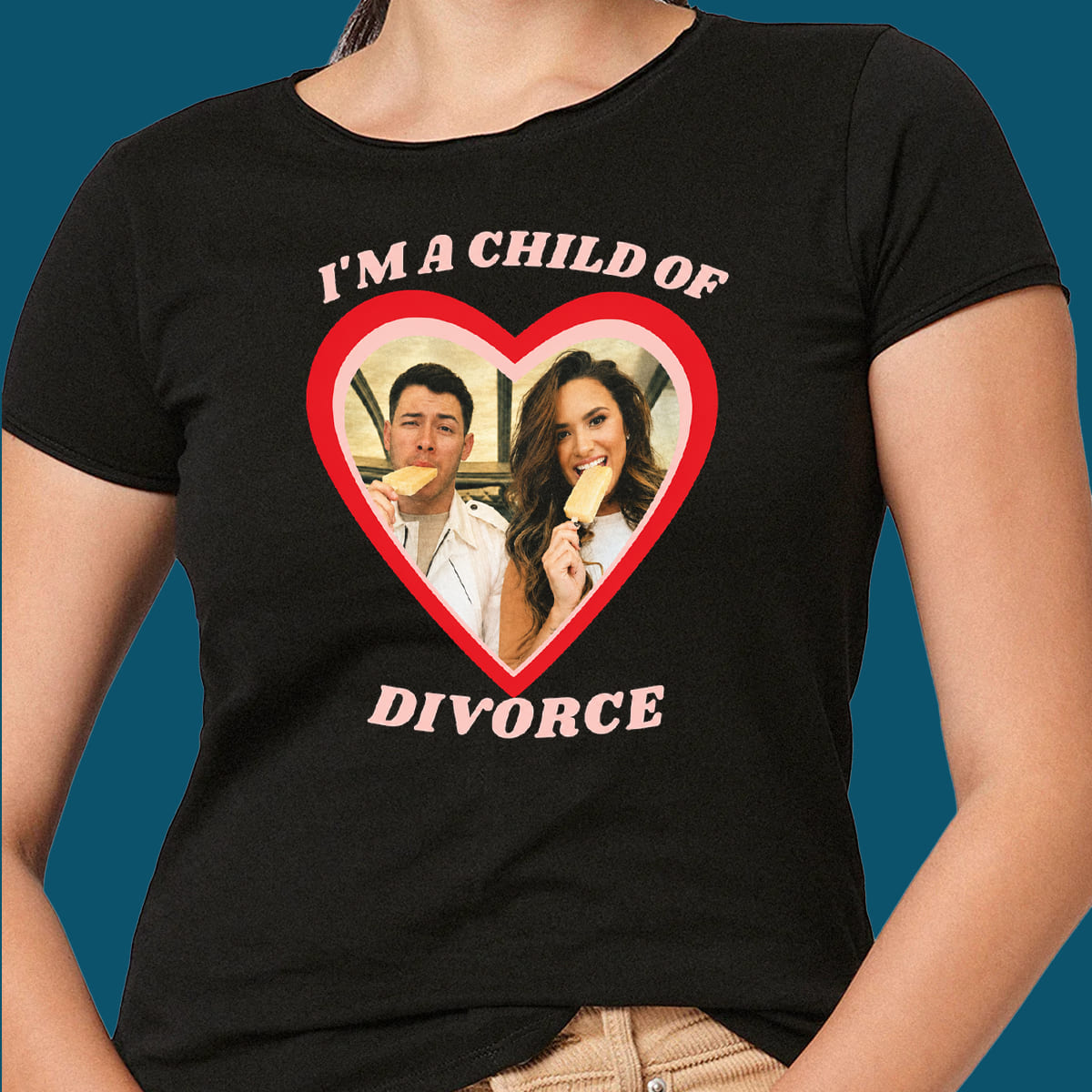 Nick Jonas & Demi Lovato Child Of Divorce Shirt Nick Jonas & Demi Lovato Child Of Divorce Shirt