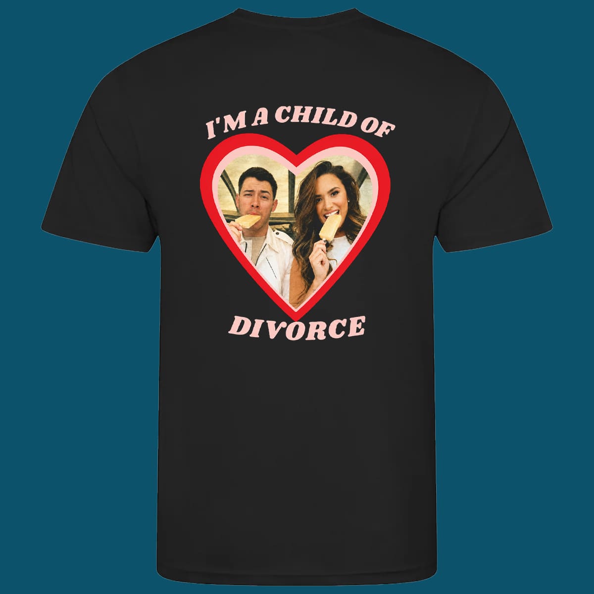 Nick Jonas & Demi Lovato Child Of Divorce Shirt Nick Jonas & Demi Lovato Child Of Divorce Shirt