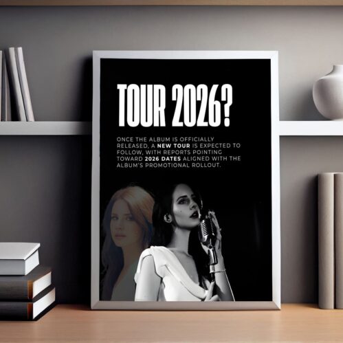 Lana Del Rey Tour 2026 Poster