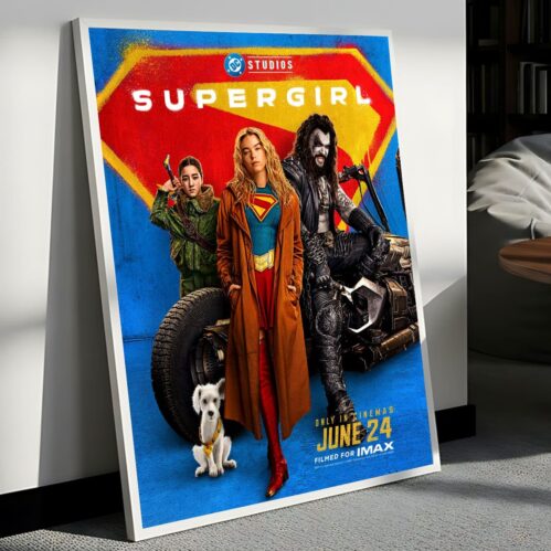 Milly Alcock Supergirl 2026 Poster