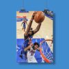 Mitchell Robinson Poster Dunk On Joel Embiid Poster 5