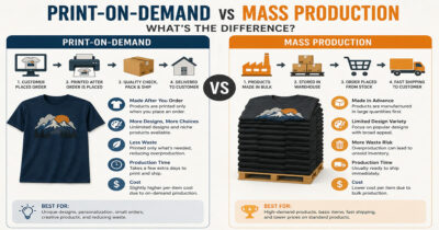 Print on Demand vs Mass Production 1