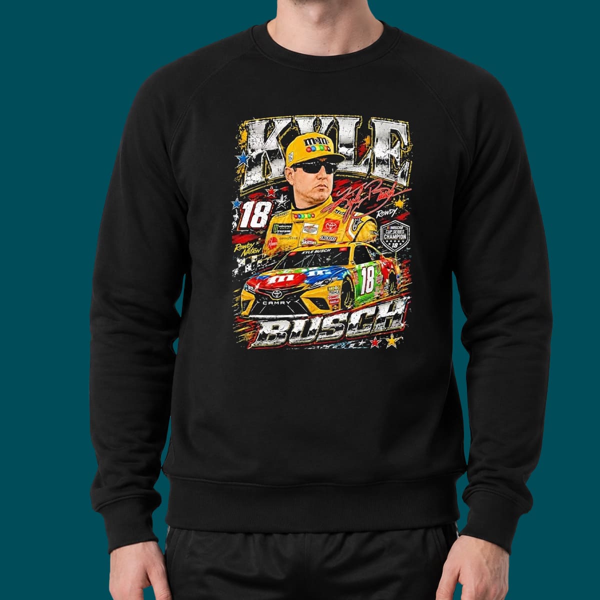 R.I.P Kyle Busch 18 Racing Rowdy Shirt R.I.P Kyle Busch 18 Racing Rowdy Shirt