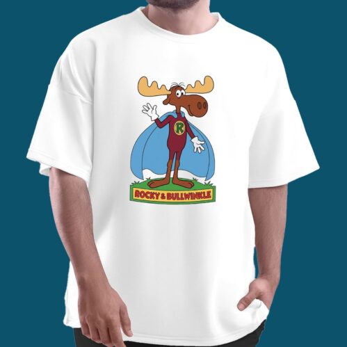 Rocky & Bullwinkle Bullwinkle Superhero Shirt