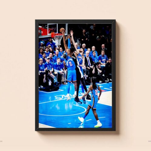 Victor Wembanyama WCF Game 1 Dunk Poster