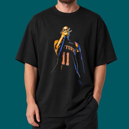 Ben Stiller Wearing Jalen Brunson T-Shirt