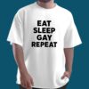 Eat Sleep Gay Repeat Shirt 1