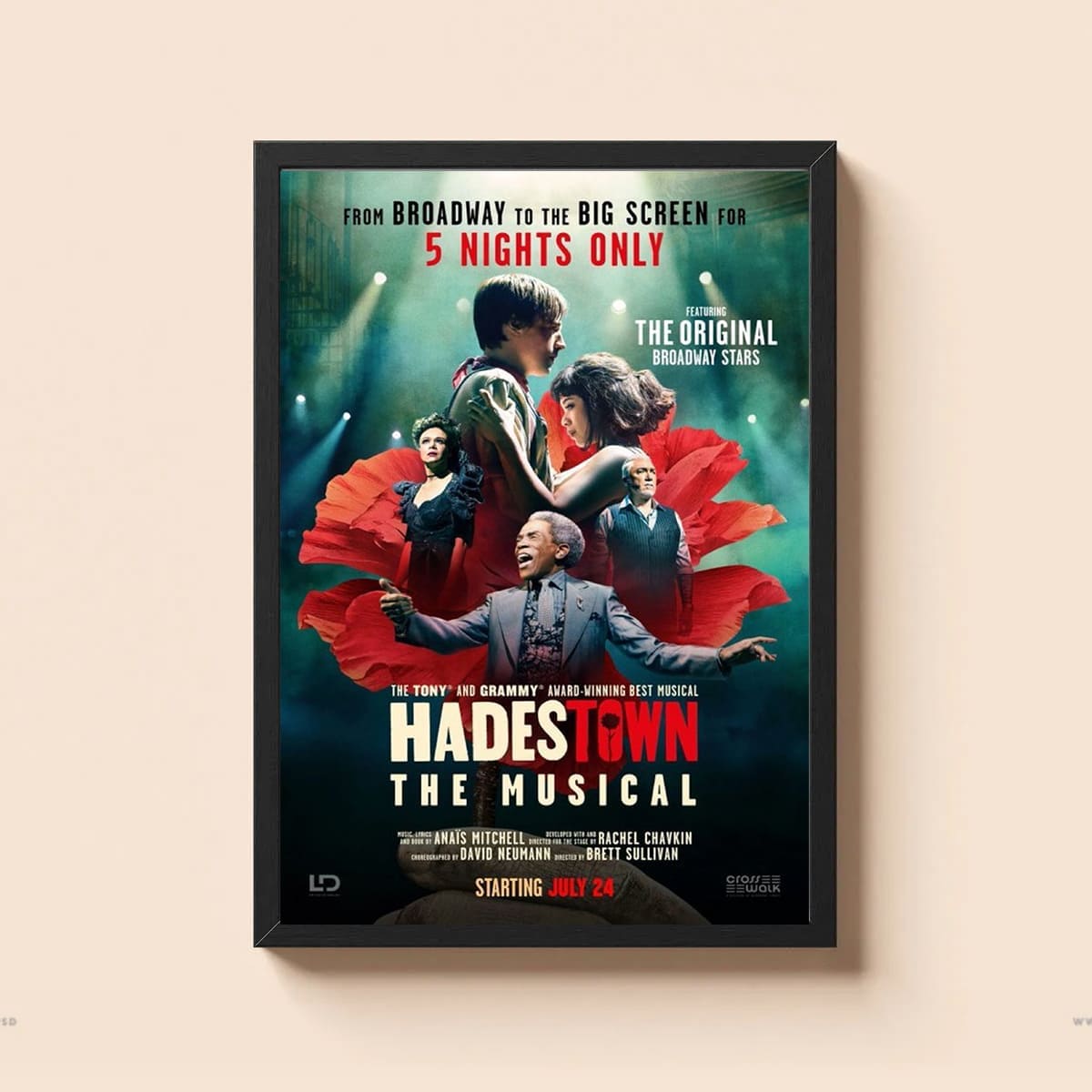 Hadestown The Musical July 24 2026 Poster Hadestown The Musical July 24 2026 Poster