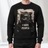 Jeff Satur Cat I Hate People T Shirt 1