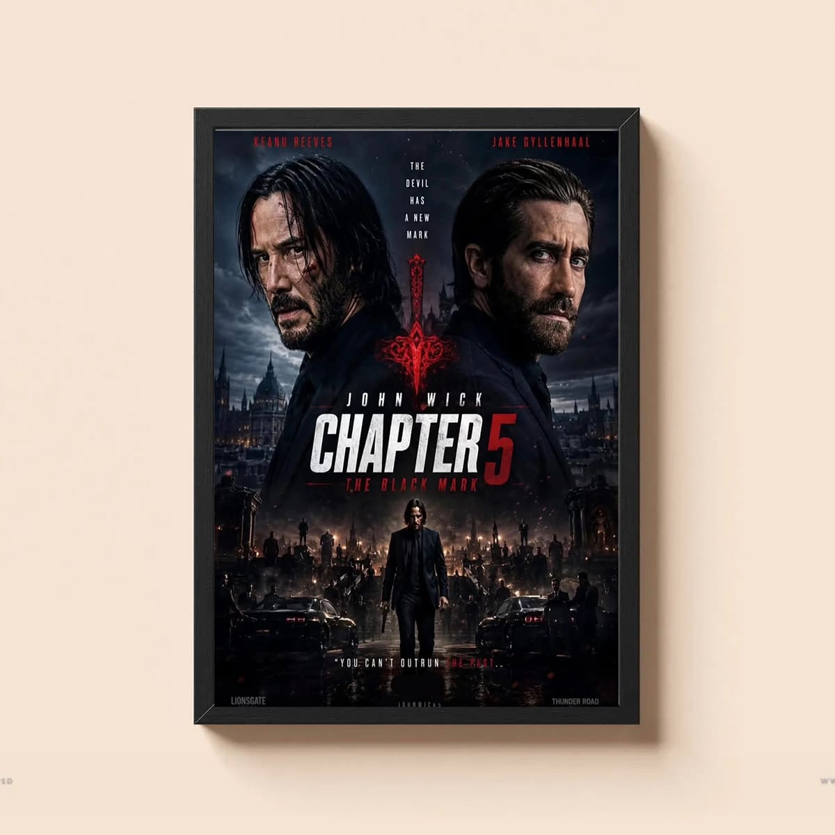 John Wick Chapter 5 The Black Mark Poster John Wick Chapter 5 The Black Mark Poster