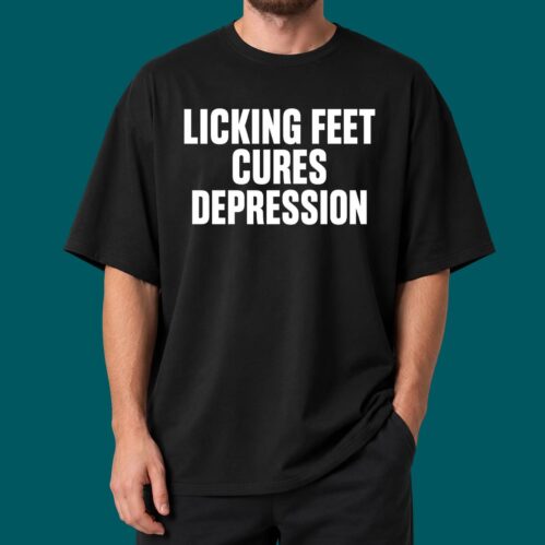 Looking Feet Cures Depression Shirt