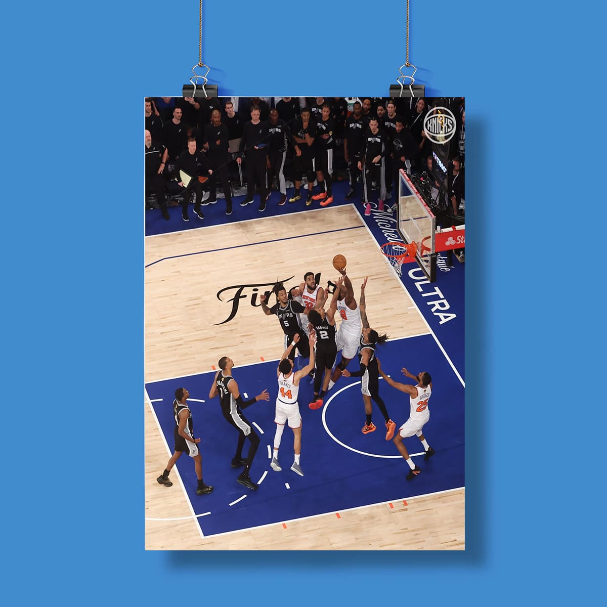 Moment Knicks Stage Historic Comeback To Beat Spurs 2026 Poster Moment Knicks Stage Historic Comeback To Beat Spurs 2026 Poster