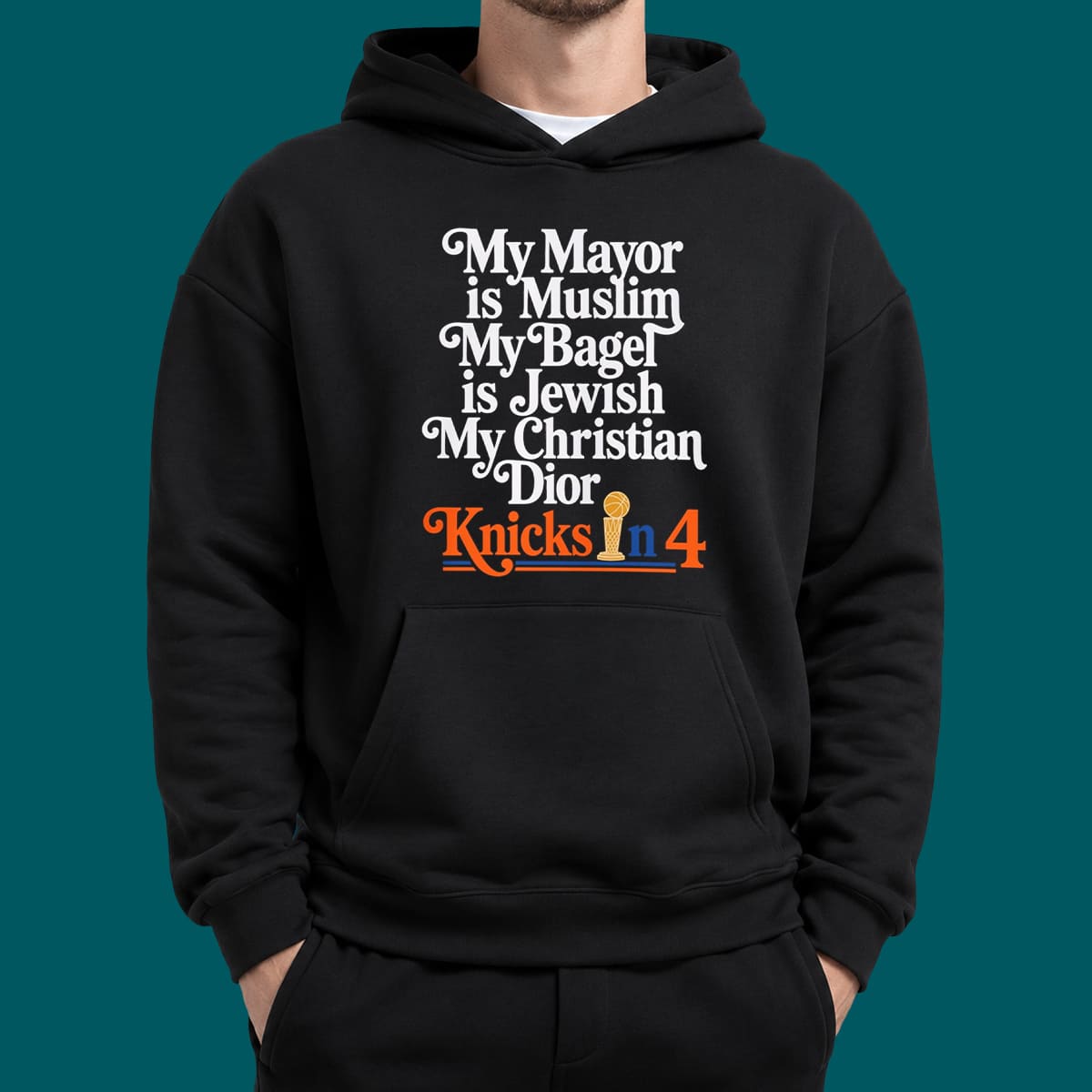 My Mayor Muslim My Knicks In 4 T-shirt My Mayor Muslim My Knicks In 4 T-shirt
