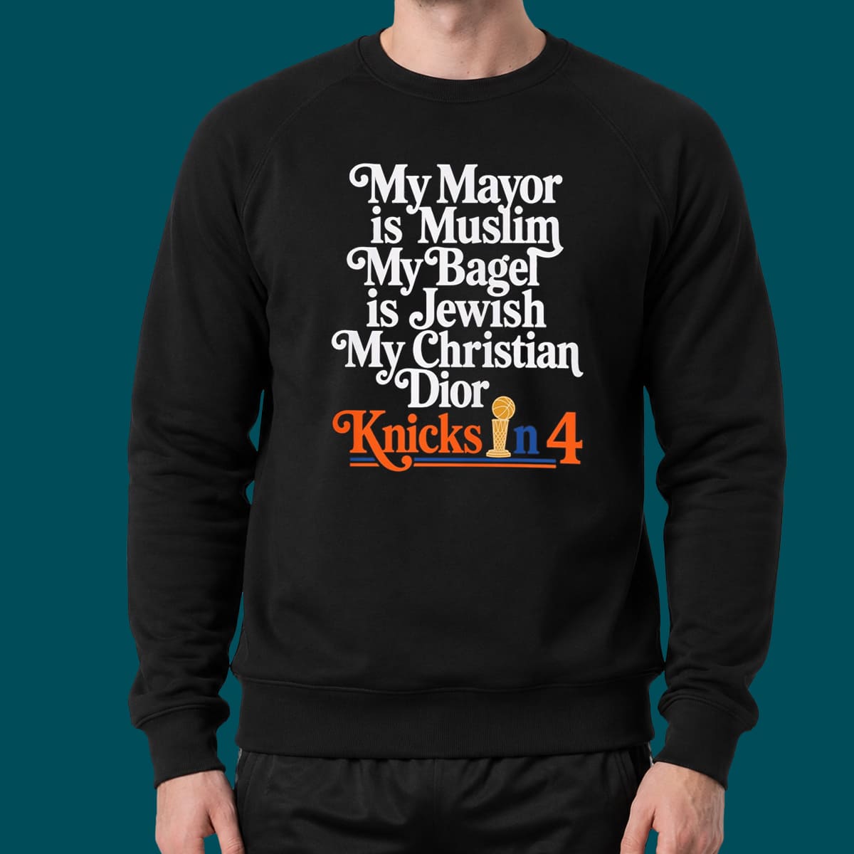My Mayor Muslim My Knicks In 4 T-shirt My Mayor Muslim My Knicks In 4 T-shirt