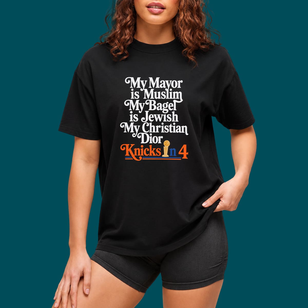 My Mayor Muslim My Knicks In 4 T-shirt My Mayor Muslim My Knicks In 4 T-shirt
