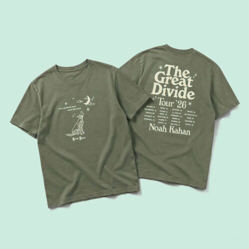 Noah Kahan The Great Divide Tour 26 T-Shirt