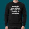 Not Right Now Kitten The Walls Are Closing In On Daddy T shirt 1