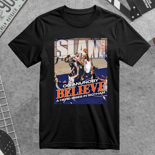 OG Anunoby Believe A Hero Rises In Gotham Shirt