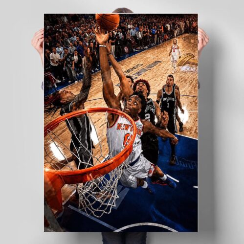 OG Anunoby’s Game-Winning Moment in Knicks vs Spurs Game 4 in 2026 Poster