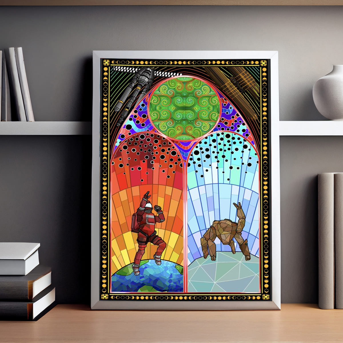 Project Hail Mary Stained Glass 2026 Poster Project Hail Mary Stained Glass 2026 Poster