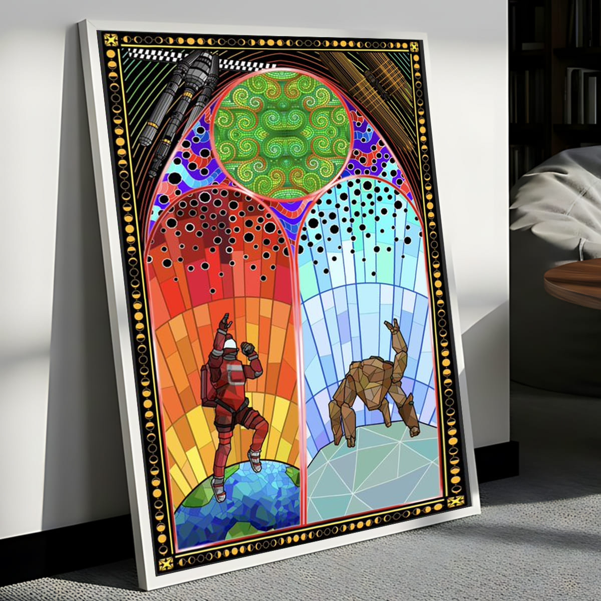Project Hail Mary Stained Glass 2026 Poster Project Hail Mary Stained Glass 2026 Poster