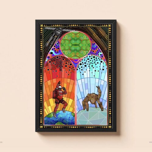 Project Hail Mary Stained Glass 2026 Poster