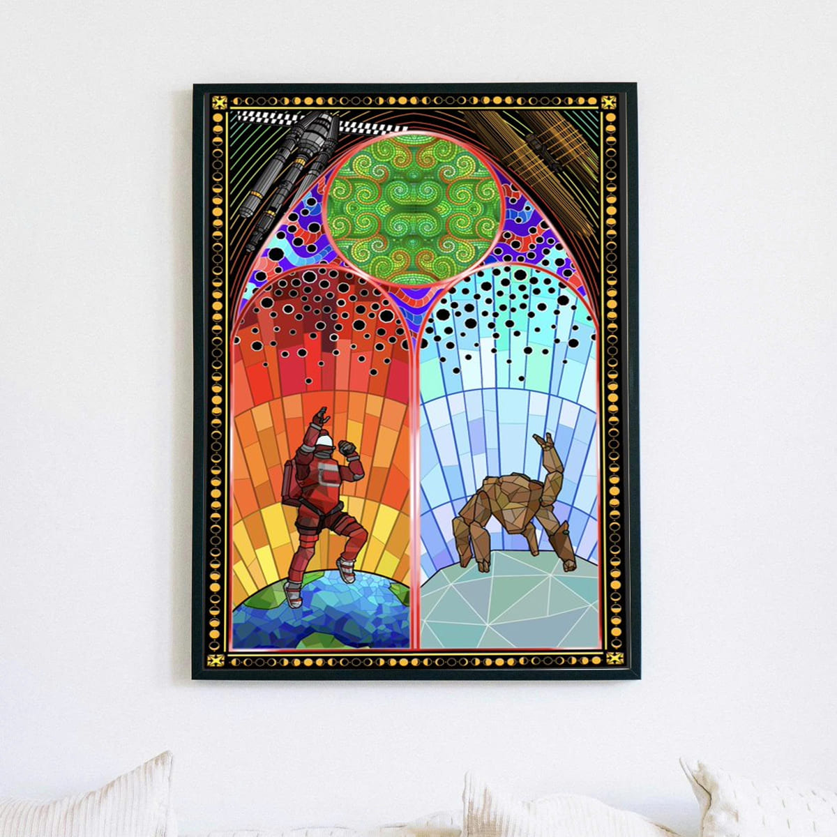 Project Hail Mary Stained Glass 2026 Poster Project Hail Mary Stained Glass 2026 Poster