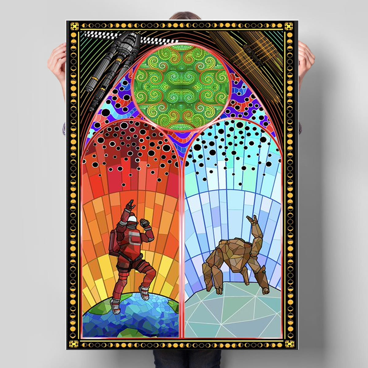 Project Hail Mary Stained Glass 2026 Poster Project Hail Mary Stained Glass 2026 Poster
