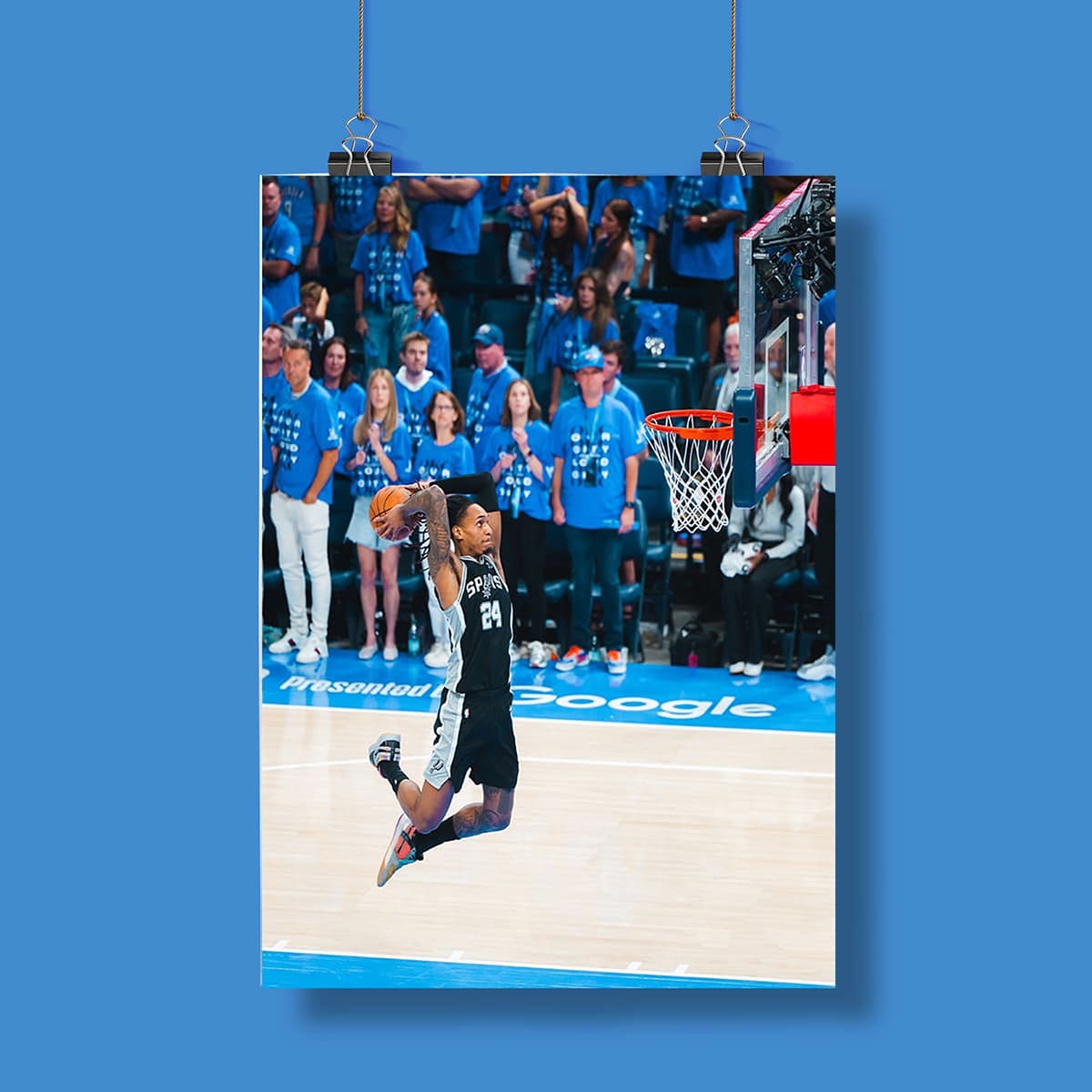 San Antonio Spurs Game 7 Dunk May 30 2026 Poster San Antonio Spurs Game 7 Dunk May 30 2026 Poster