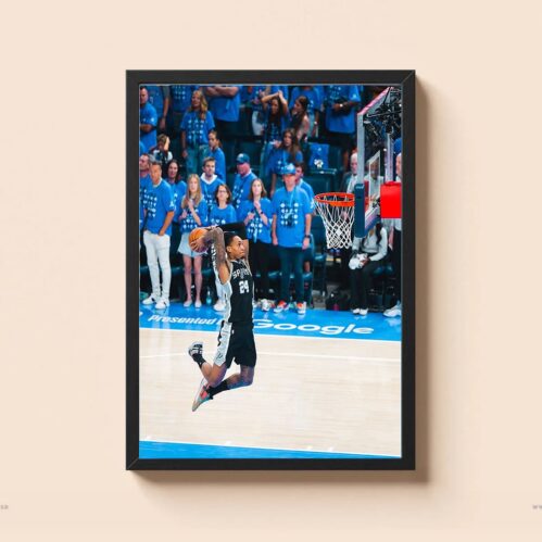 San Antonio Spurs Game 7 Dunk May 30 2026 Poster
